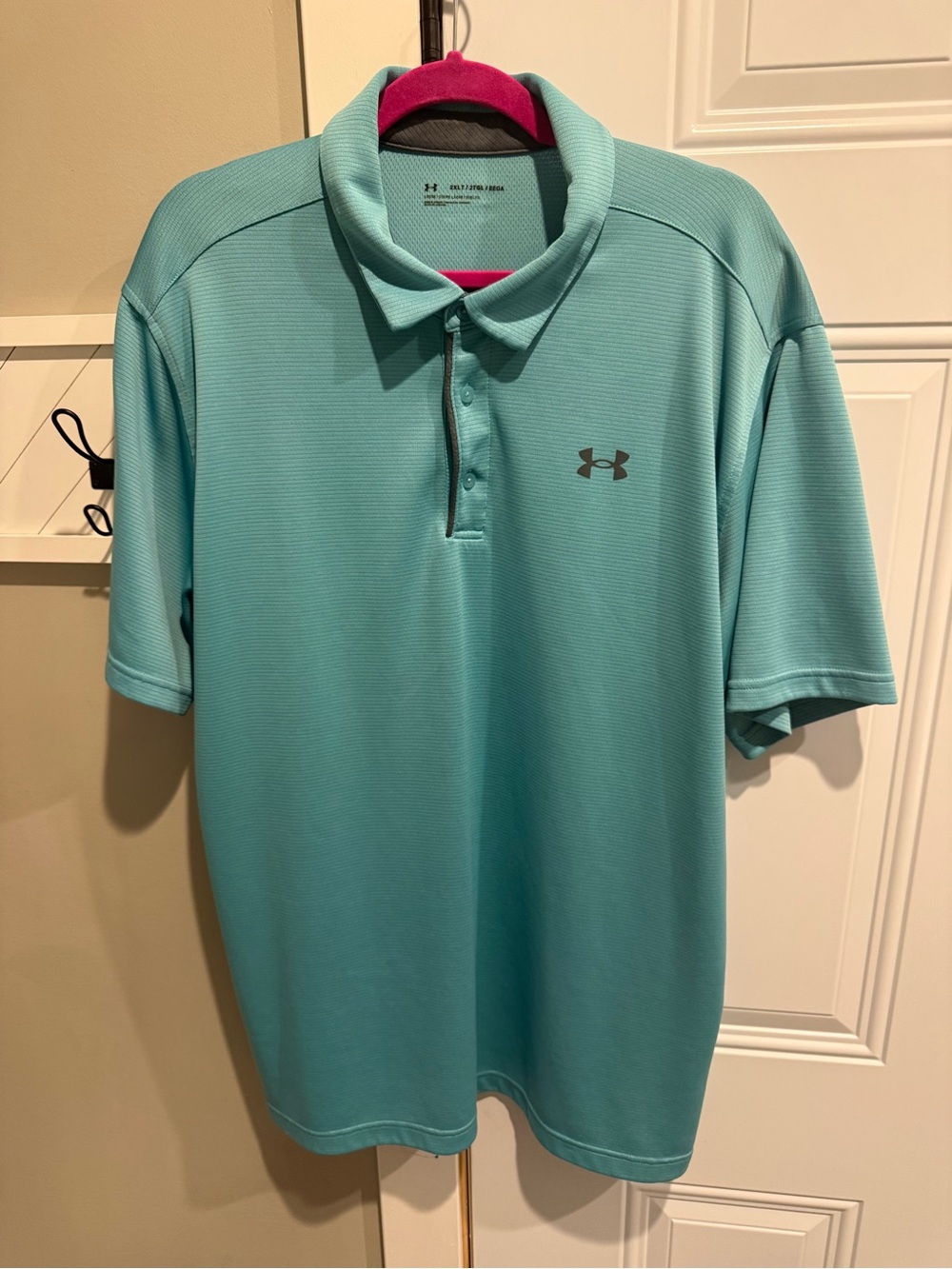 Under Armour Men's Teal Performance Polo